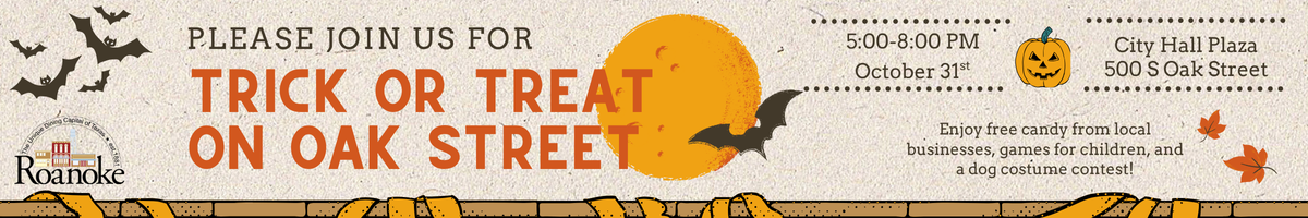 Trick or Treat on Oak St_Website Banner